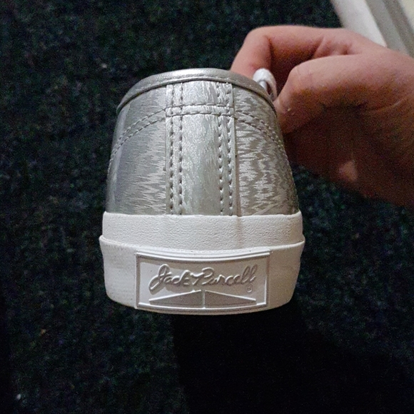 Silver Converse by Jack Purcell - Picture 3 of 3